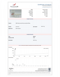 NMN (Nicotinamide Mononucleotide) certificate of analysis
