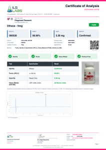 Dihexa certificate of analysis