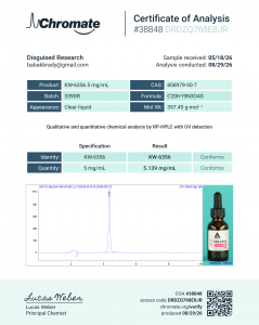 KW-6356 certificate of analysis