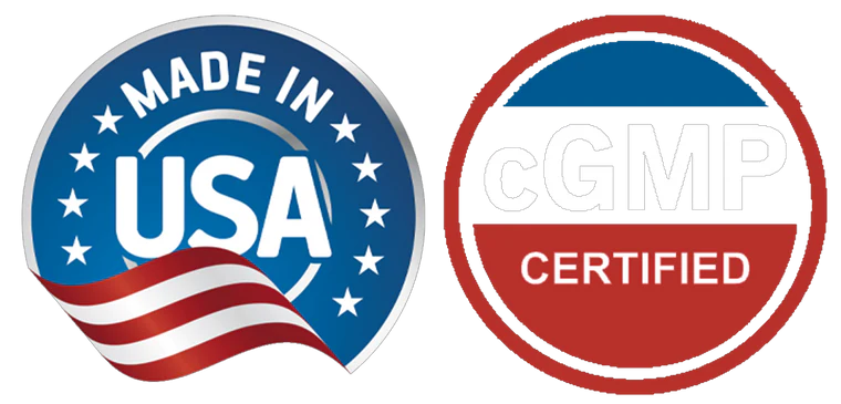 Made in USA cGMP Certified