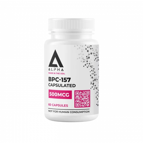 Capsulated BPC-157 Arginate Salt · Disguised Alpha