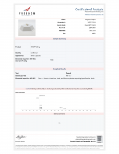 MK677 (Ibutamoren) certificate of analysis
