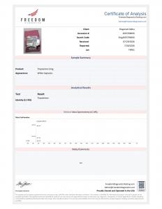 Tropisetron (5-HT) certificate of analysis