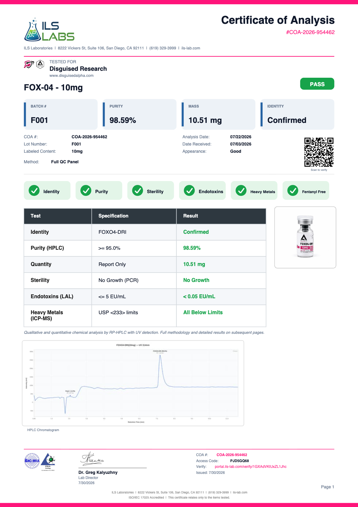 foxo4-dri latest research 2025 or 2026 bpc 157 opiniones
