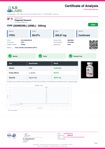 ITPP (200MG/ML) certificate of analysis