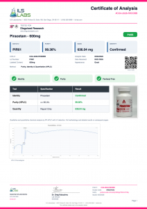 Piracetam certificate of analysis