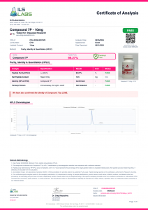Compound 7P certificate of analysis